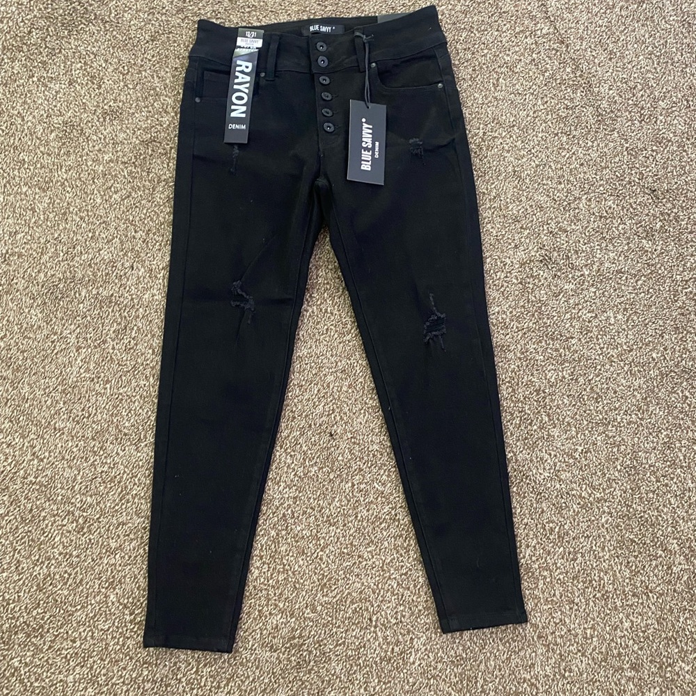 Blue savvy skinny jeans